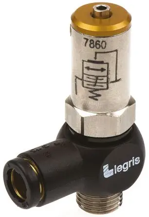 Produktfoto 1 von Legris 7860 Pneumatik­Weichstartventil 1/4 in, 10 bar Mit Gewinde 8 mm