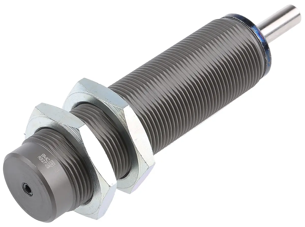 Produktfoto 1 von SMC RB Stoßdämpfer Geh.L. 99 mm Ges.L. 124 mm M27 x 1.5, 147 J, -10 °C / 80 °C