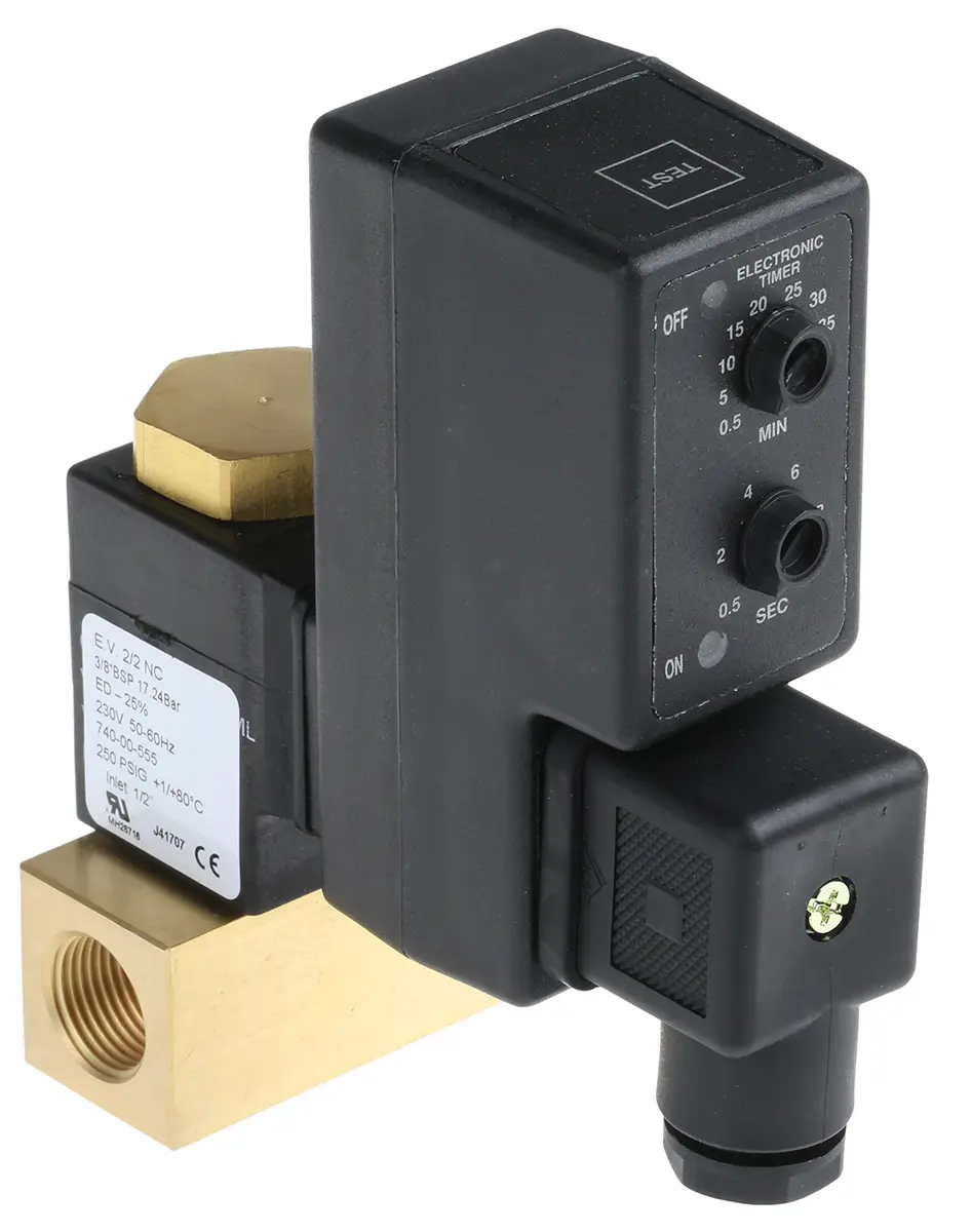 Produktfoto 1 von RS PRO R 3/8 in V9112 Kondensatsablass Automatisch