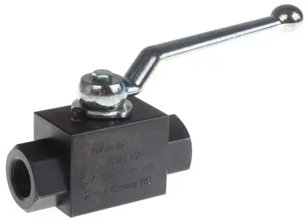Produktfoto 1 von Parker 2 Hydraulisches Kugelventil G, Serie KH, Phosphatstahl, max. 500 bar
