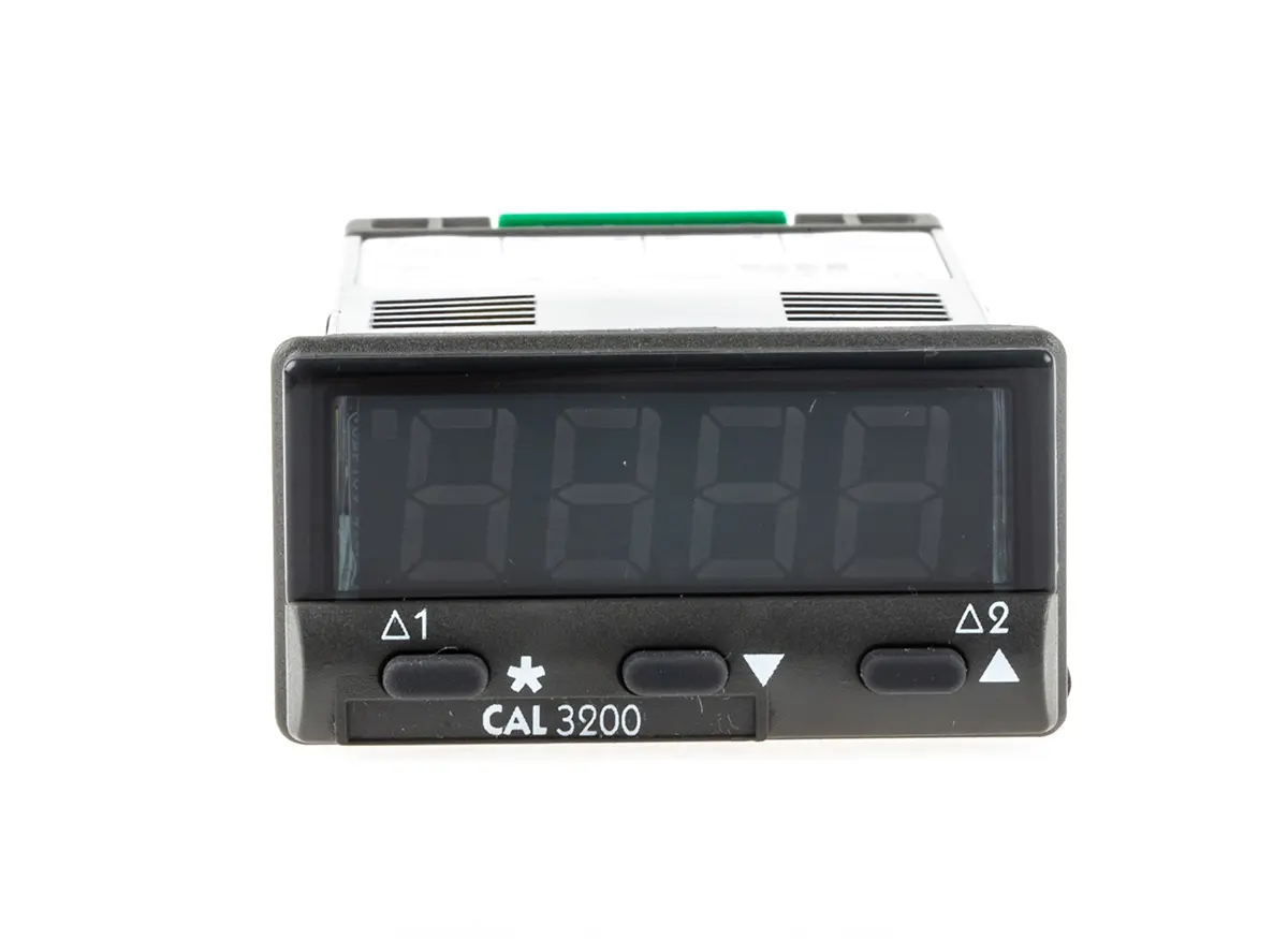 Produktfoto 1 von CAL 3200 PID Temperaturregler, 2 x Relais Ausgang, 90 → 264 V ac, 48 x 24mm