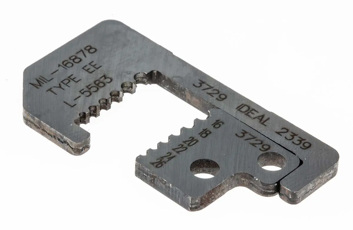 Produktfoto 1 von Ideal Industries Flachstift Ersatzklinge für 45-174 Abisolierzangen für kundenspezifische Abisolierzangen, 45-184