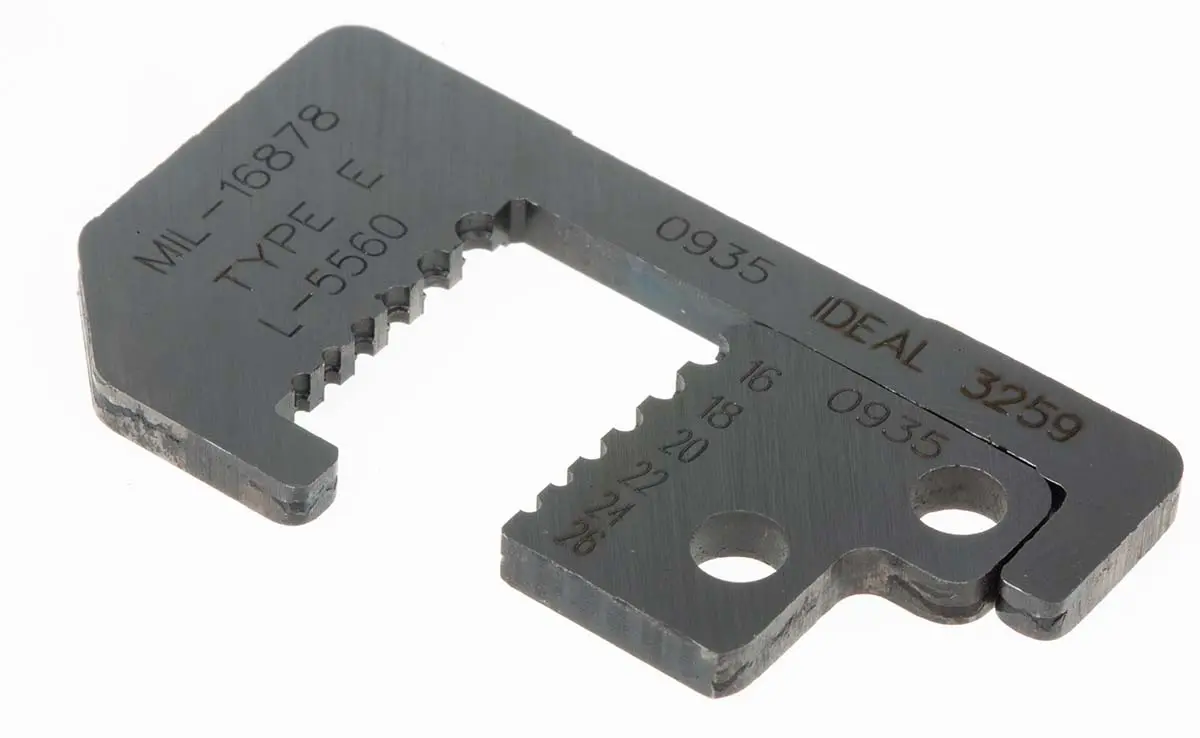 Produktfoto 1 von Ideal Industries Flachstift Ersatzklinge für 45-177 Abisolierer für kundenspezifische Abisolierer, 45-187 Abisolierer