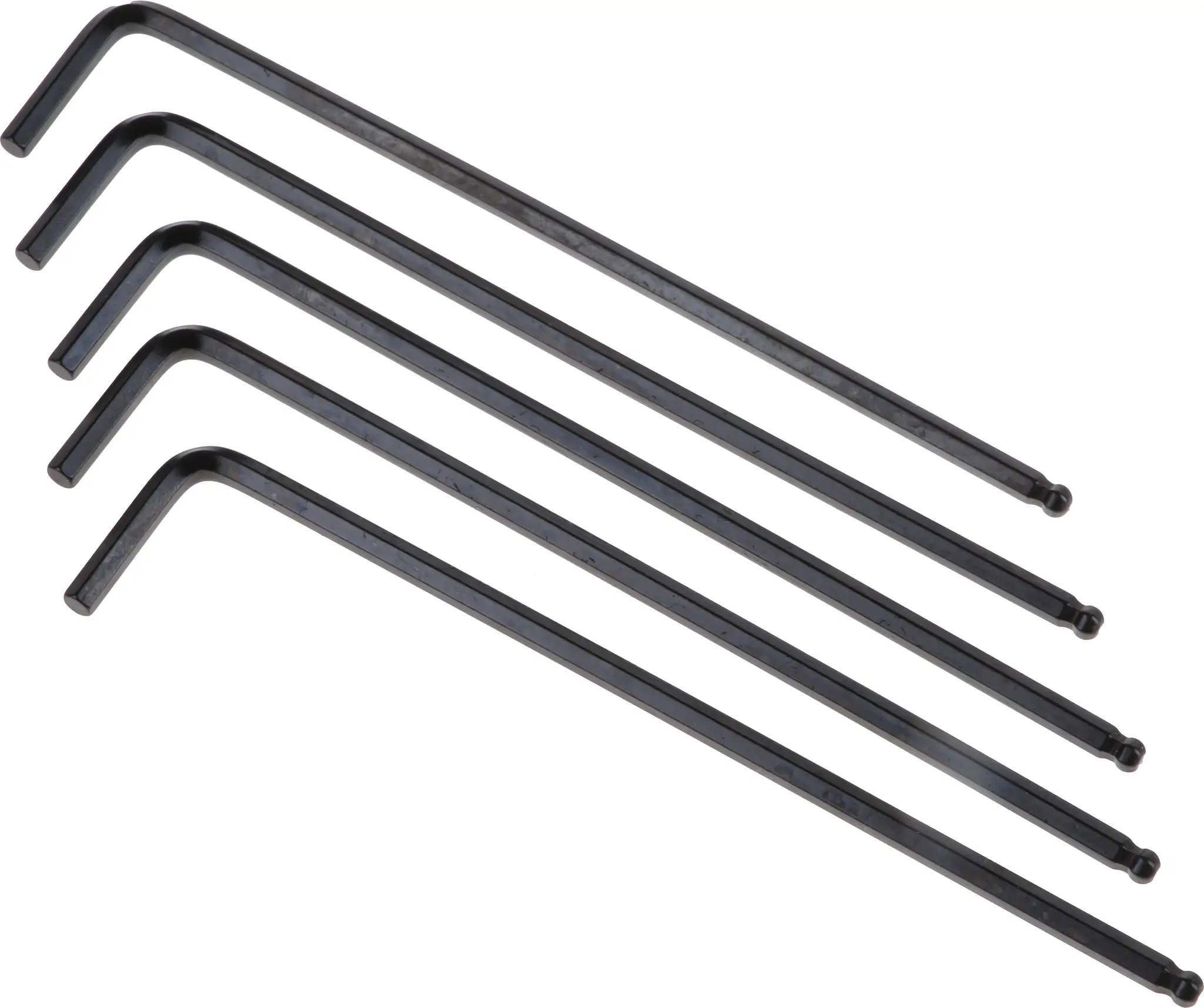 Produktfoto 1 von RS PRO metrisch  Innensechskant-Schlüssel, 5-er Satz 4mm L-Form lang
