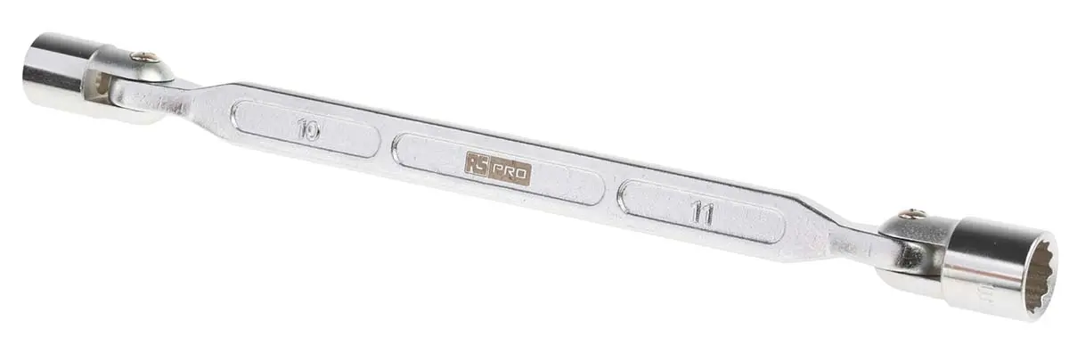 Produktfoto 1 von RS PRO 10 to 11 mm² Steckschlüssel Höhensicher Nicht parkend