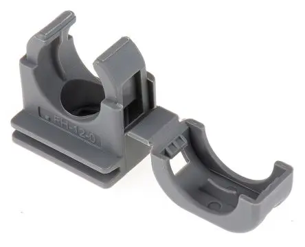 PMA Nylon 6.6 Kabelhalter Schutzrohrclip Grau Grau-Finish