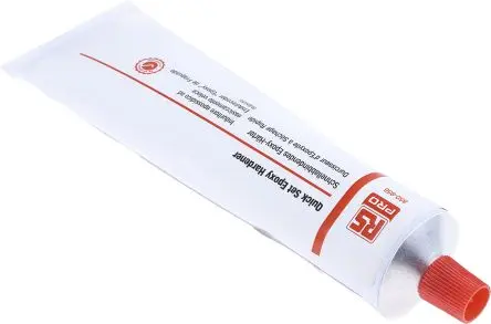 Produktfoto 1 von RS PRO Quick setting epoxy adhesive, Quickset epoxy adhesive Mischung Klar, für Glas, Holz, Metall, Kunststoff, Klebend,