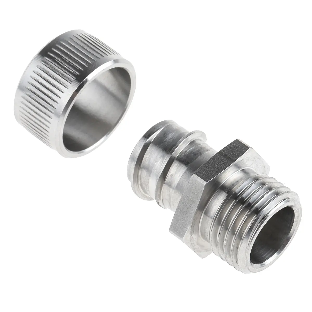 Produktfoto 1 von Kopex GFMS Edelstahl 316 Kabelrohr Befestigung Fester Körper M16 16 mm Metallisch Edelstahl-Finish IP40