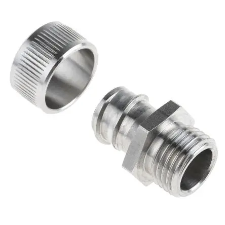 Produktfoto 1 von Kopex GFMS Edelstahl 316 Kabelrohr Befestigung Fester Körper M16 16 mm Metallisch Edelstahl-Finish IP40