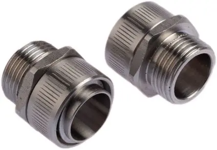 Produktfoto 1 von Kopex GFMS Edelstahl 316 Kabelrohr Befestigung Gerade Verschraubung – festes Außengewinde M20 20 mm Metallisch
