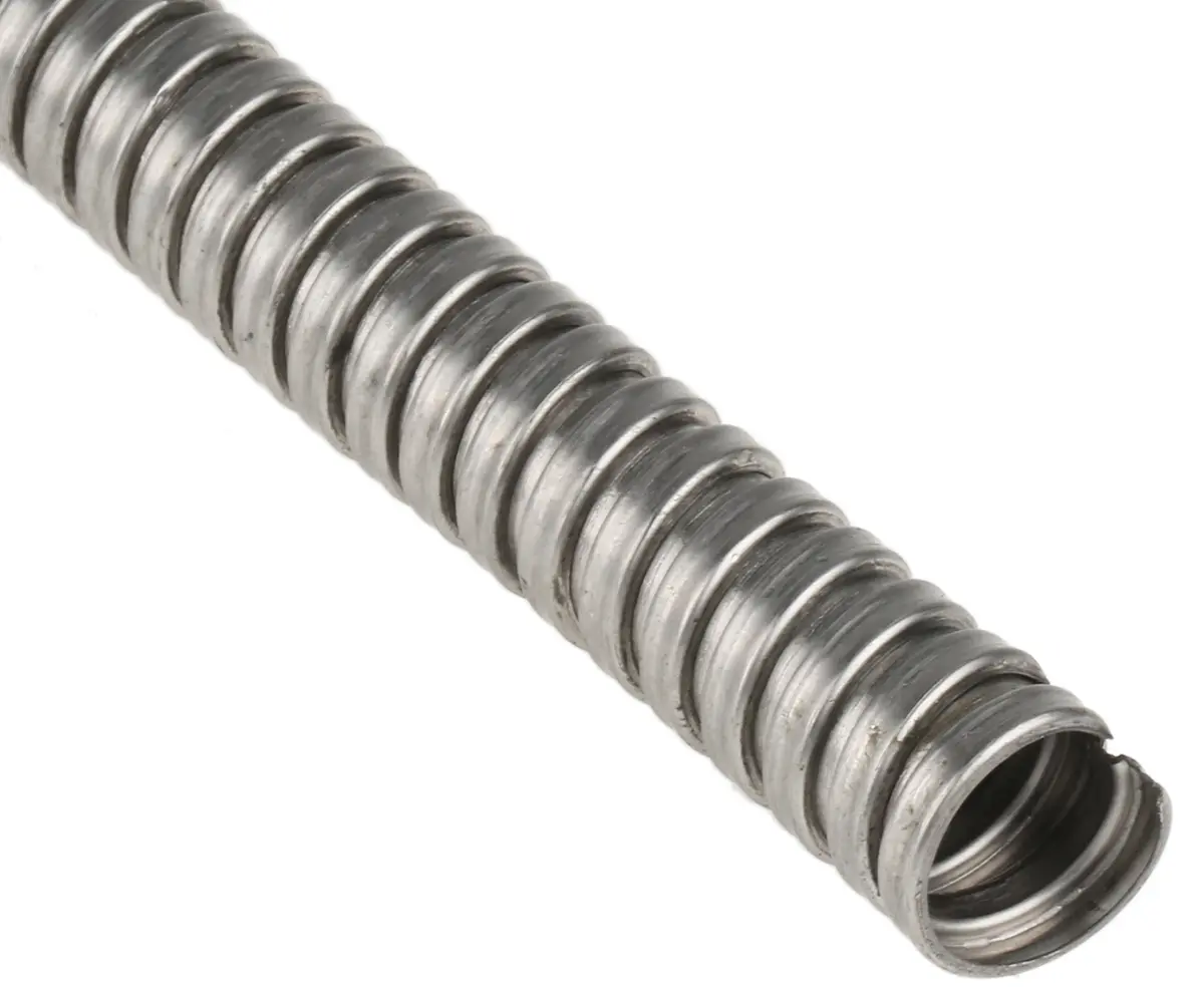 Produktfoto 1 von Kopex KSU Leerrohr Edelstahl, Ø 12mm nom. flexibel, A ø 12.8mm I ø 10mm x 5m IP40