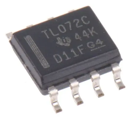 Produktfoto 1 von Texas Instruments Operationsverstärker Oberfläche 3 MHz SOIC, biplor typ. 15V, biplor typ. 5 V, 8-Pin