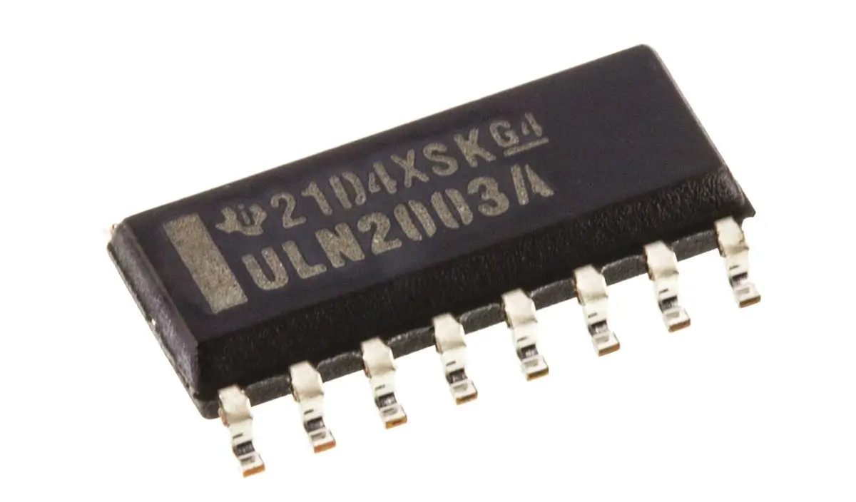 Produktfoto 1 von Texas Instruments Darlington-Transistor-Array 7 50 V 500 mA NPN, SOIC 16-Pin