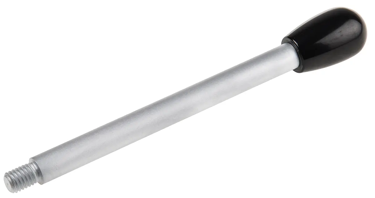 Produktfoto 1 von Elesa Hebelarm Duroplast 137 mm x 11 mm, M8 Stecker