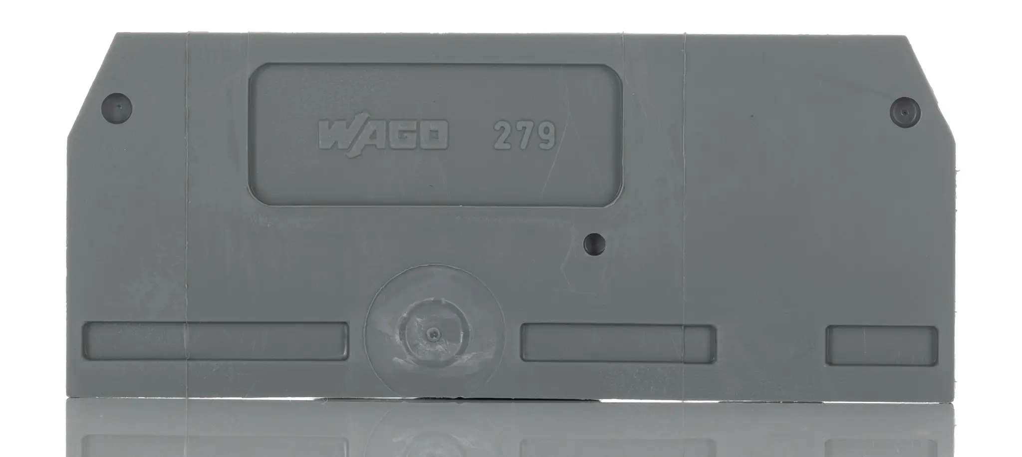 Produktfoto 1 von WAGO 279 End- und Zwischenplatte für Anschlussklemmenblöcke Serie 279