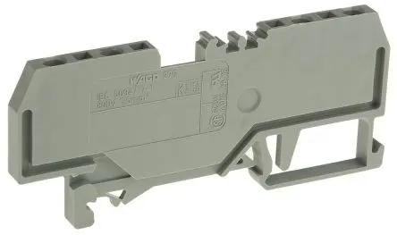 Produktfoto 1 von WAGO 279 Anschlussklemmenblock für Durchkontaktierung 1 Grau, 1.5mm², 800V Zugfederklemme