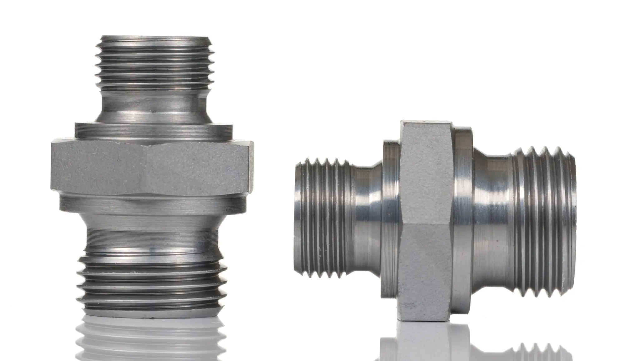 Produktfoto 1 von Parker Buchse, Stecker aus Edelstahl, Stahl
