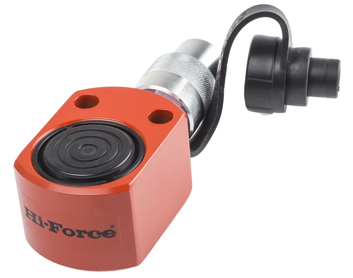 Produktfoto 1 von Hi-Force Hydraulikzylinder mit geringer Höhe Einfachwirkend, eingef.L. 45 mm 10 t 10 mm