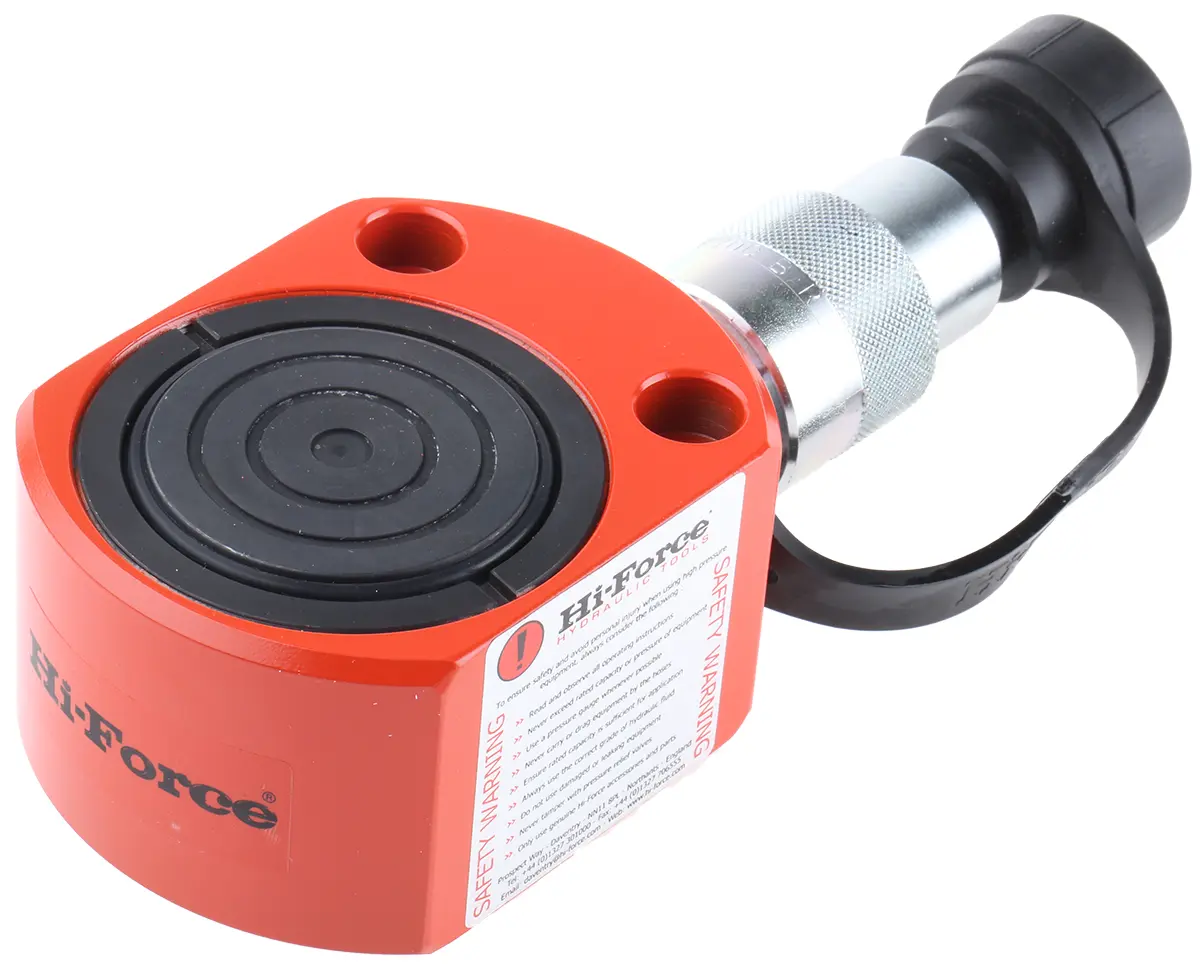 Produktfoto 1 von Hi-Force Hydraulikzylinder mit geringer Höhe Einfachwirkend, eingef.L. 52 mm 20 t 11 mm