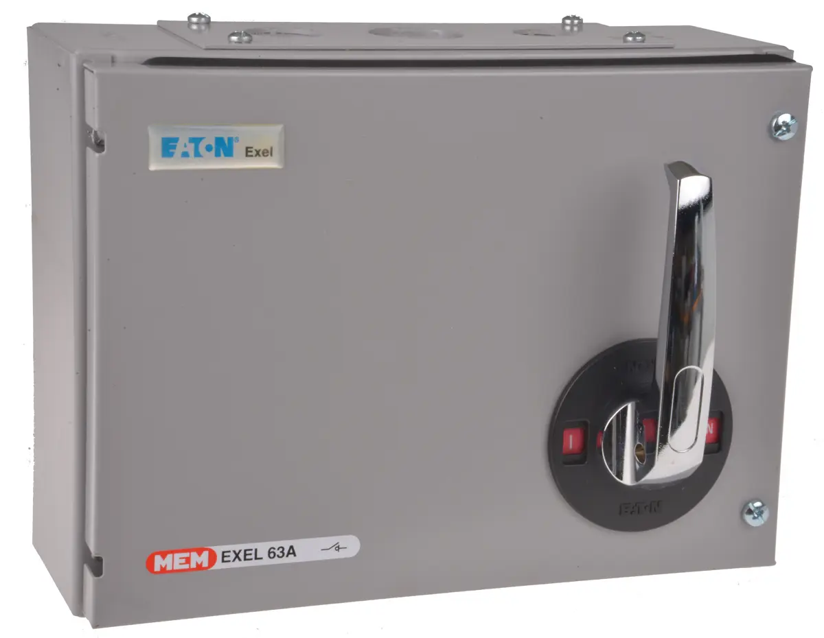 Produktfoto 1 von Eaton Trennschalter 3P+N-polig 63A 250 V dc, 415V ac 3-phasig
