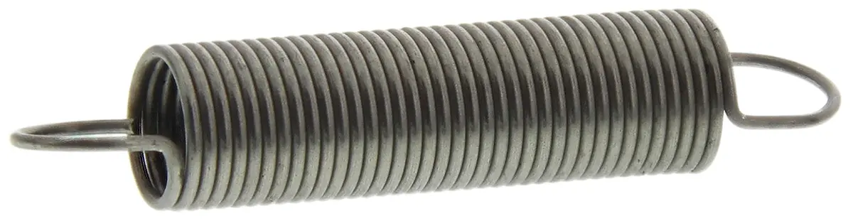 Produktfoto 1 von RS PRO Verlängerungsfeder Edelstahl L.: 30.4 mm x Aussenø 6 mm Außen-ø , Draht ø 0.55 mm 7.9 N Federhärte 0.12 N/mm