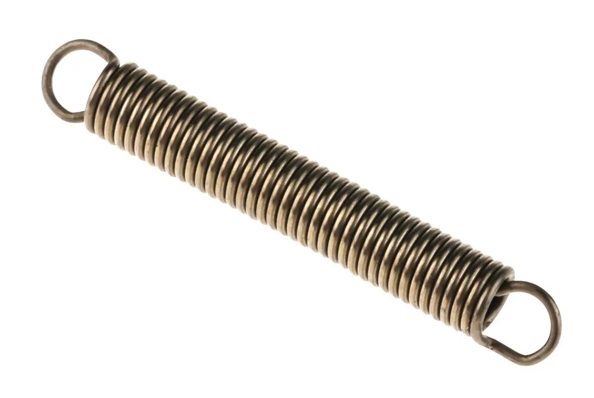 Produktfoto 1 von RS PRO Verlängerungsfeder Edelstahl L.: 22.1 mm x Aussenø 3.2 mm Außen-ø , Draht ø 0.45 mm 8.91 N Federhärte 0.407 N/mm