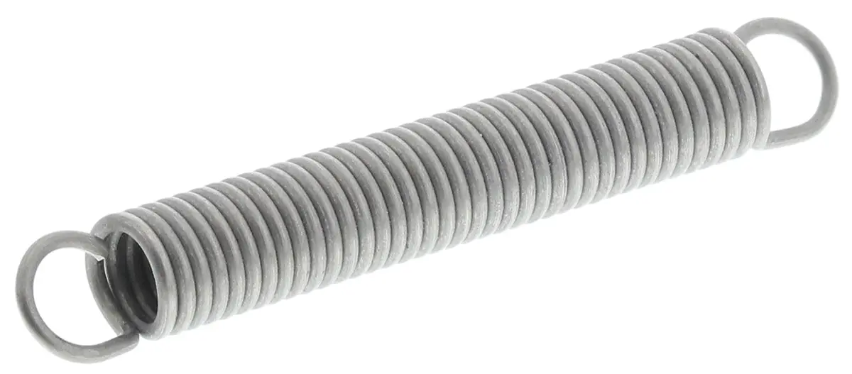 Produktfoto 1 von RS PRO Verlängerungsfeder Edelstahl L.: 24.5 mm x Aussenø 3.5 mm Außen-ø , Draht ø 0.5 mm 10 N Federhärte 0.49 N/mm