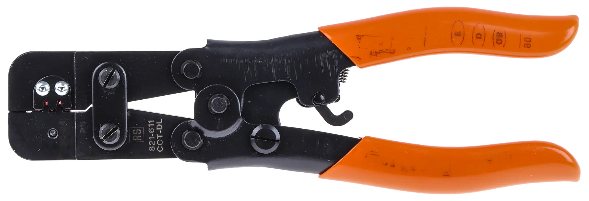 Produktfoto 1 von RS PRO V9011 Crimp-Werkzeug für Crimp-Anschlussklemmen, 200 mm