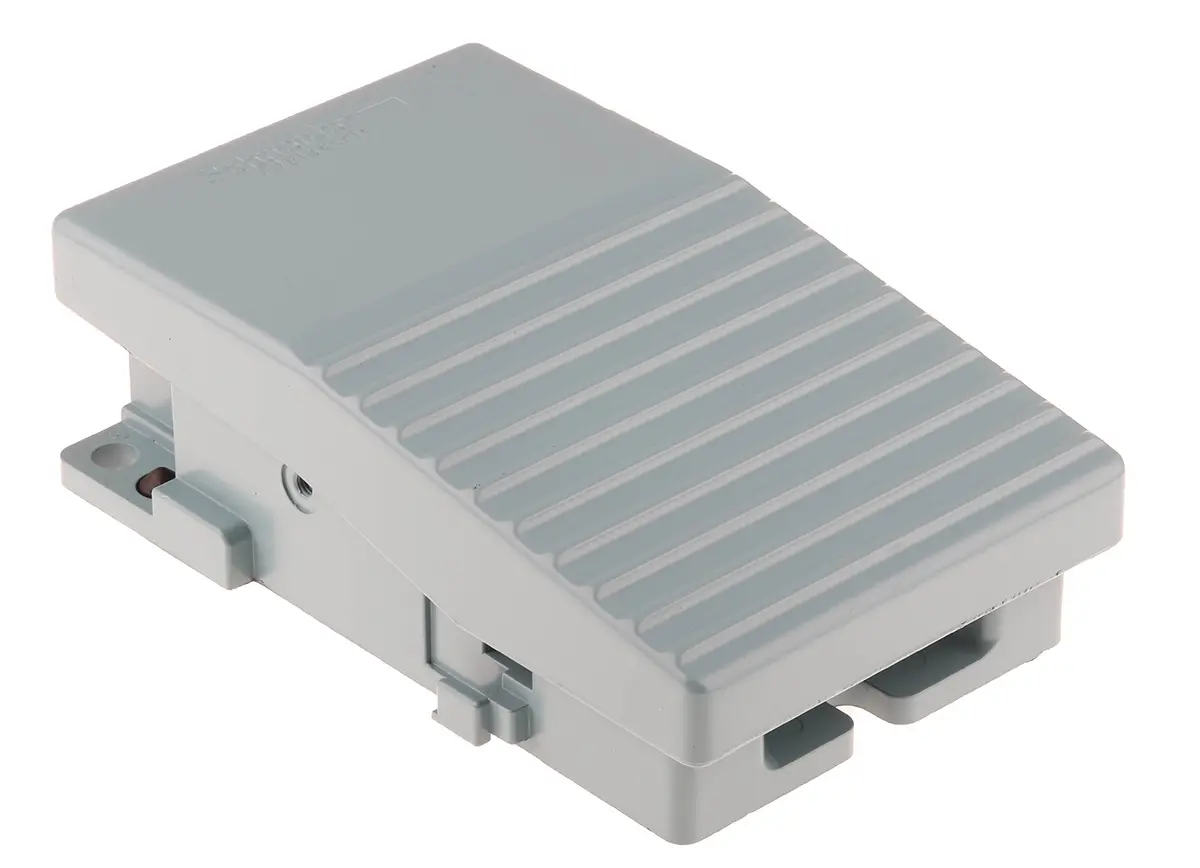 Produktfoto 1 von Schneider Electric Industriestandard XPEM Fußschalter Ein-Aus, 2 Schließer/2 Öffner Metall, 3 A, 270mA 240 V ac, IP66