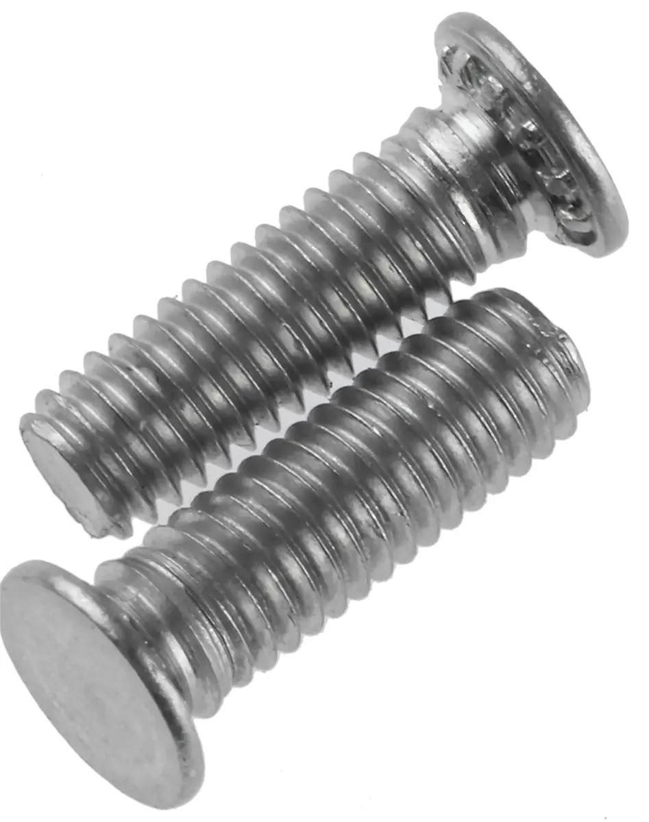 RS PRO Selbsthaltender Stehbolzen Kopf ø 4.6 mm Passiviert, verzinkt L. 10 mm für Tafelstärke min. 1 mm 3 mm Stahl
