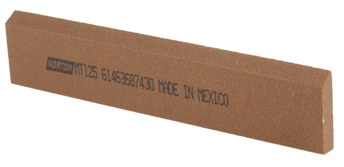 Produktfoto 1 von Norton Schleifstein Rechteckig, Mittel 25 mm x 127 mm x 5 mm, Reibstein