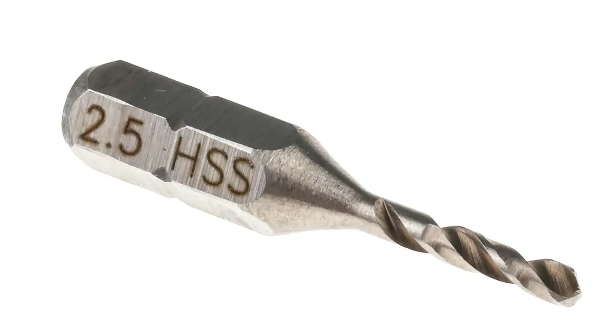 Produktfoto 1 von RS PRO Bohrer HSS 2.5 mm