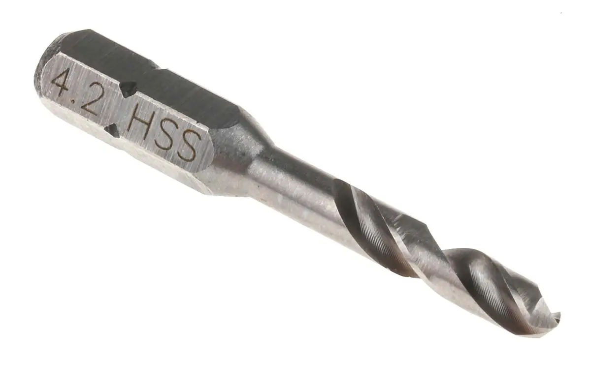Produktfoto 1 von RS PRO Bohrer HSS 4.2 mm, 1 Stück