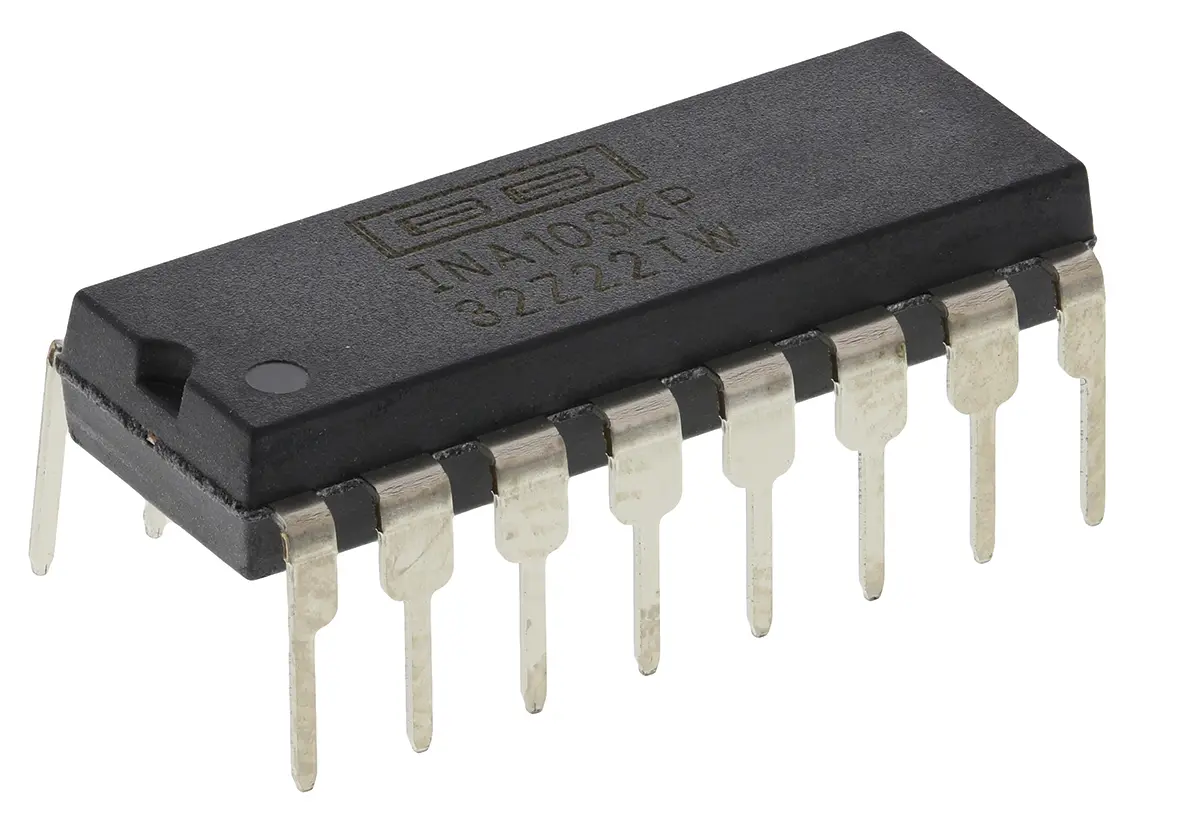 Texas Instruments Instrumentierungsverstärker PDIP, Offset 30 μV Durchsteckmontage 6 MHz 16-Pin 12.5 mA 25 V 9 V