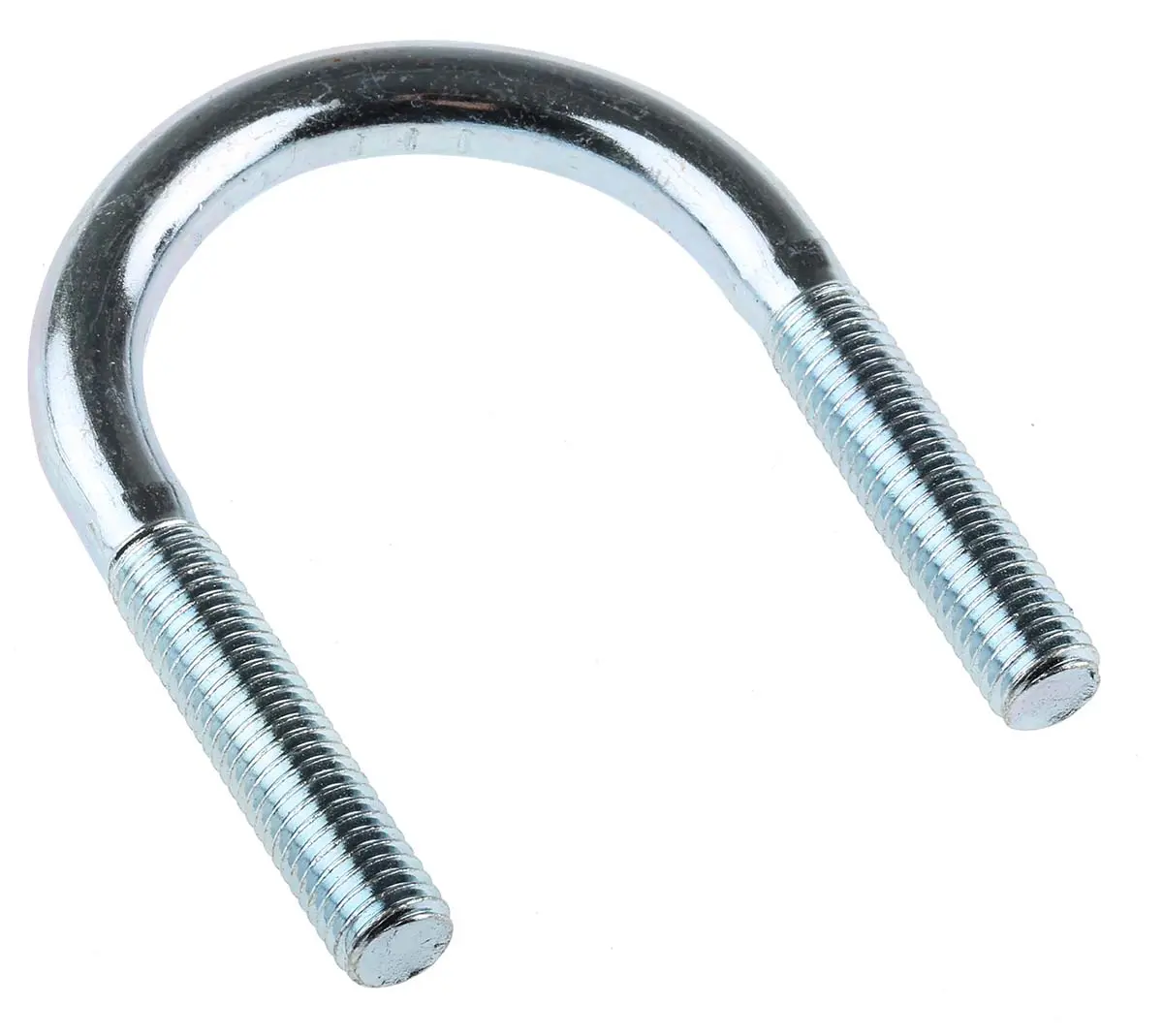 Produktfoto 1 von RS PRO Rundstahlbügel U-Schelle, Stahl 40 mm x 51 mm Glanzzink