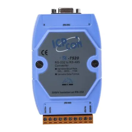 ICP DAS USA Ethernet-Medienkonverter, Halb-Duplex, Voll-Duplex 1.2 km 115.2 kbps, Anschluss: RS232, RS432