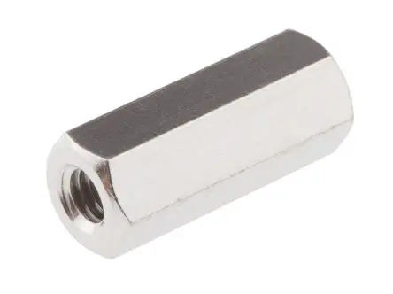 Produktfoto 1 von Essentra Abstandhalter, Länge 18 mm, Messing, Sechskant M4 M4, 7 mm 9 mm