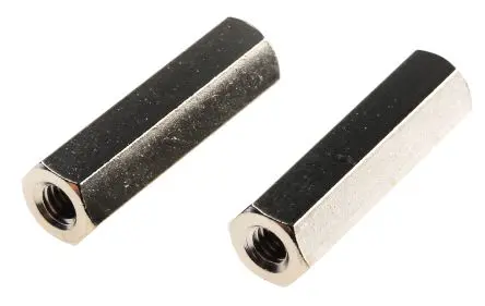 Produktfoto 1 von Essentra Abstandhalter, Länge 25 mm, Messing, Sechskant M4 M4, 7 mm 10 mm