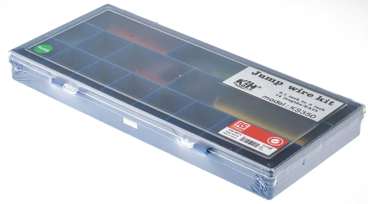 Produktfoto 1 von RS PRO RS PRO PCB Steckverbinder-Satz, Jumper Set Überbrückungsdraht x 350