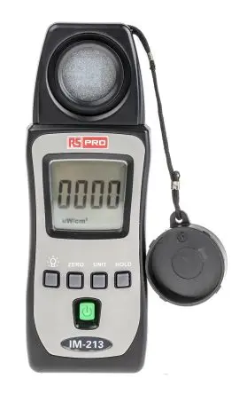 Produktfoto 1 von RS PRO UV-Messgerät Datenspeicherung