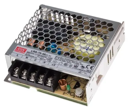 Produktfoto 1 von MEAN WELL LRS-75 Schaltnetzteil 1 48V dc 76.8 W, Fahrgestell 373 V dc, 264V ac
