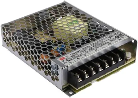 Produktfoto 1 von MEAN WELL LRS-100 Schaltnetzteil 1 12V dc 102 W, Fahrgestell 373 V dc, 264V ac