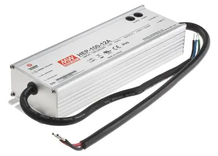 Produktfoto 1 von MEAN WELL HEP-100 Schaltnetzteil 1 12V dc 100 W, Fahrgestell 431 V dc, 305V ac