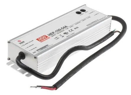 Produktfoto 1 von MEAN WELL HEP-100 Schaltnetzteil 1-Ausg. 54V dc 95.5 W, Chassis 431 V dc, 305V ac 1.77A