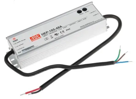 Produktfoto 1 von MEAN WELL HEP-185 Schaltnetzteil 1 48V dc 187 W, Fahrgestell 431 V dc, 305V ac