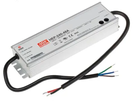 Produktfoto 1 von MEAN WELL HEP-240 Schaltnetzteil 1 48V dc 240 W, Fahrgestell 431 V dc, 305V ac