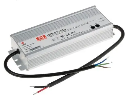 Produktfoto 1 von MEAN WELL HEP-320 Schaltnetzteil 1 15V dc 285 W, Fahrgestell 431 V dc, 305V ac