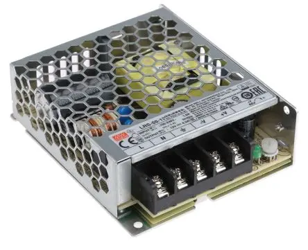 Produktfoto 1 von MEAN WELL LRS-50 Schaltnetzteil 1 12V dc 50 W, Fahrgestell 373 V dc, 264V ac