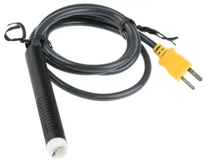 Produktfoto 1 von Fluke Temperatursensor, Typ K x 94 mm Oberfläche, Ø 12.5 mm, max.Temp 260 °C