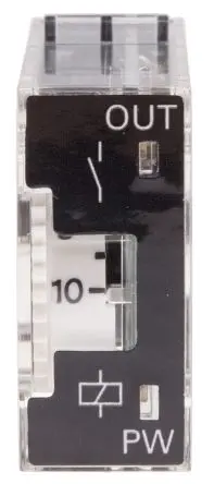 Produktfoto 1 von Omron H3RN Zeitrelais, Panel 12 to 24 V dc 24V ac, 0.1 min to 10 h, 2 Kont. Multifunktion, 1-poliger Umschalter